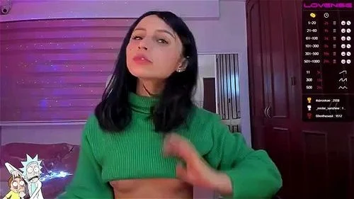 Miss C Anal green sweater