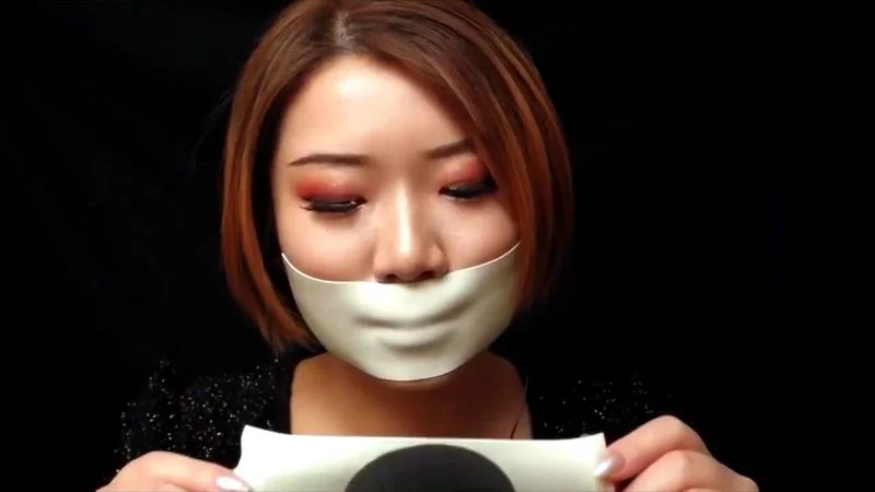 Tape gagged ASMR!