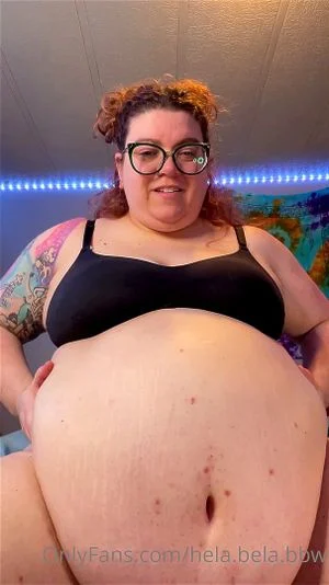 Fat Woman Big Belly Porn - Fat Belly Porn - Big Belly & Feedee Videos - SpankBang