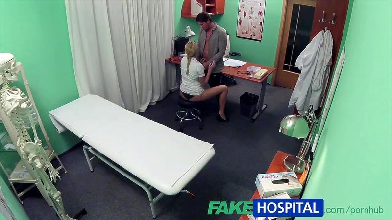 FakeHospital Nurse helps stud get an erection FakeHospital Nurse helps stud get an erection