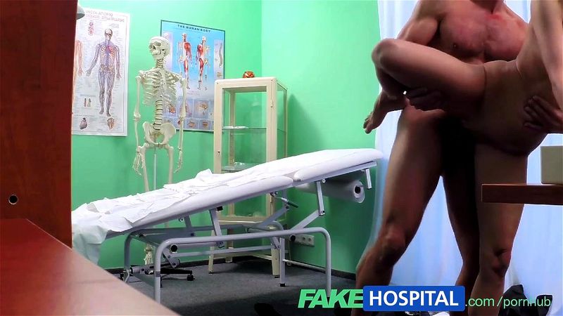 FakeHospital Doctors halloween wardrobe malfunction gets blonde horny