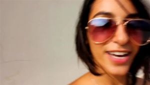 Full frontal busty camgirl thumbnail