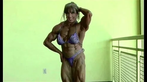fbb muscle girl, babe, muscle, vintage