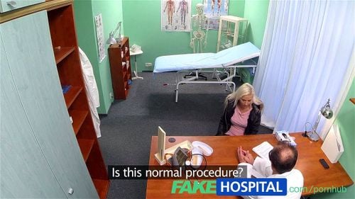 hospital, big tits, blonde, patient