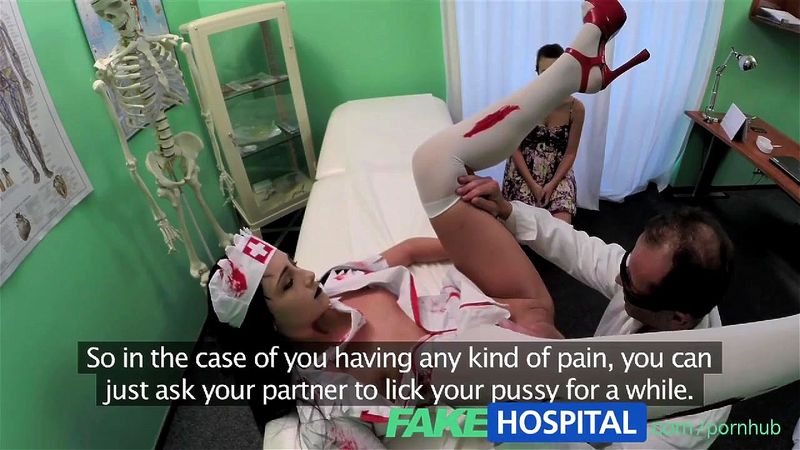 FakeHospital Patient shares doctors cock with halloween zombie nurse FakeHospital Patient shares doctors cock with halloween zombie nurse