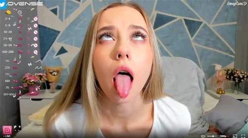 girl on webcam