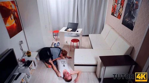 TUTOR4K. English tutor is misleading and fucked in pussy by cunning stud: Porn