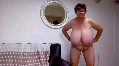 Granny got some huge tits