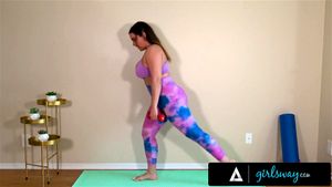 Watch GIRLSWAY - Big Chested Trainer Natasha Nice Has Deep ...