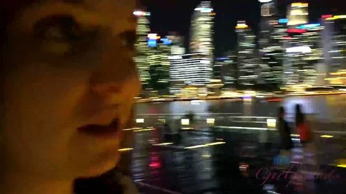 Emma Evins loves Singapore so much, she makes you cum