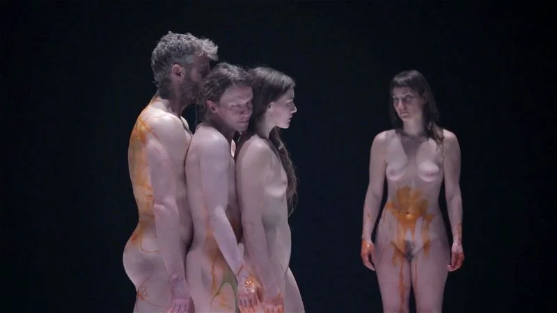 Naked on stage Naked on stage