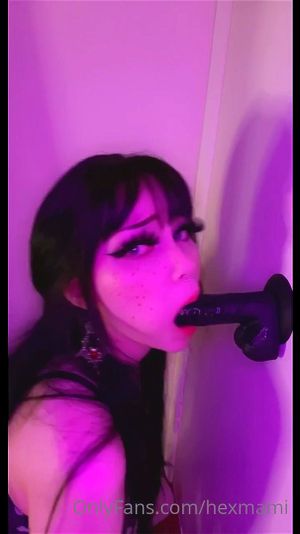 Black BBC Dildo Solo thumbnail