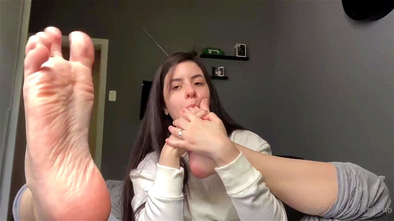 Feet self worship porn