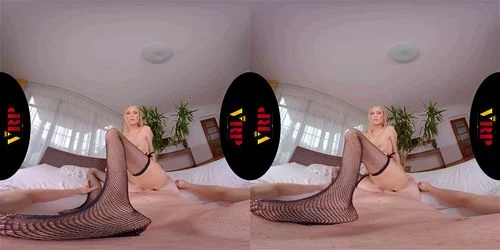 virtual reality, small tits, blonde, vr