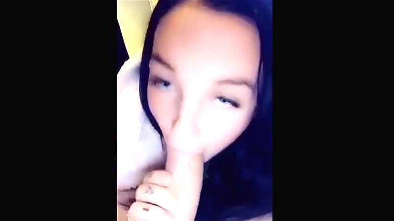 russian big cock dirty  big booty girl sucks cock getting a mouthful of cum tiktok pornstar