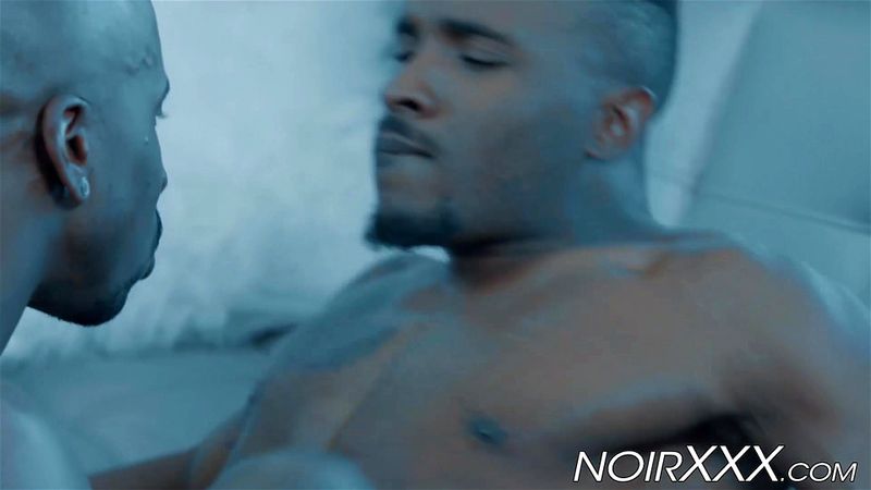 Hunky black guys Pheonix Fellington and Max Konnor ass fuck