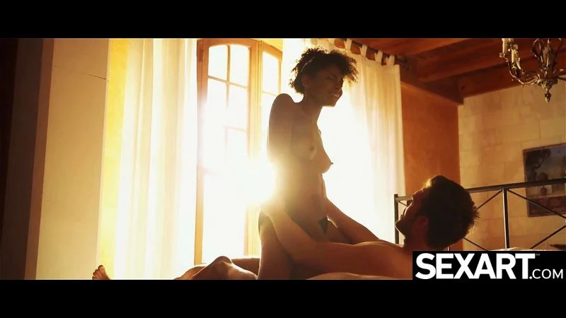 Sexy Black model gives a hot blowjob and fucks energetically Sexy Black model gives a hot blowjob and fucks energetically
