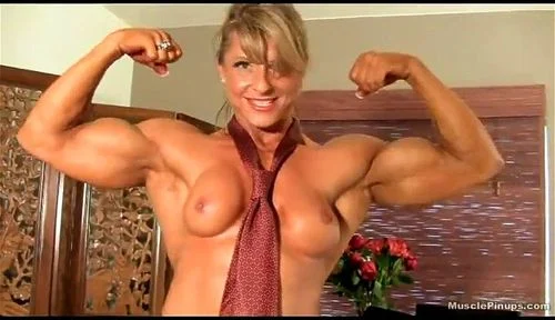 muscle woman, big clit, amateur, milf