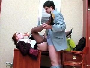 Clothed Office Fuck