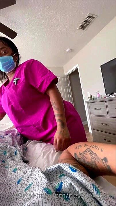 nurse ebony milf healing big cock with sex I meet her at cupidx.fun