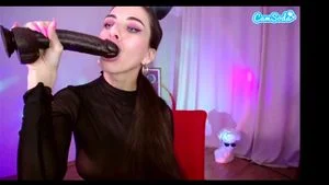 Izzyjanexo JaneX - Sucking Dildo