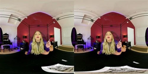 virtual reality, babe, femdom domination, femdom