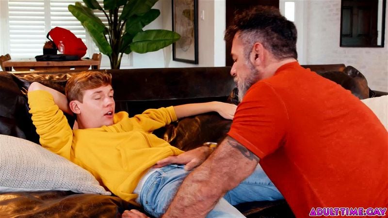 Twink gets his mouth full of filthy pubic hairs from hairy asshole!