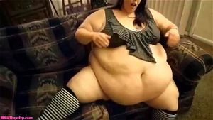 ssbbw and stuffing belly thumbnail