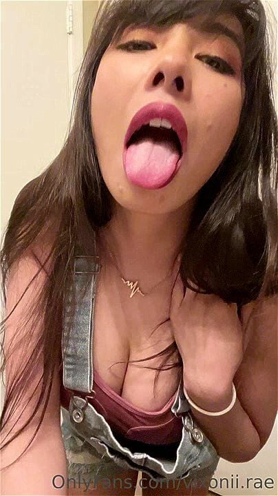 Asian Girl Tongue Fetish / Asian Girl Mouth Fetish