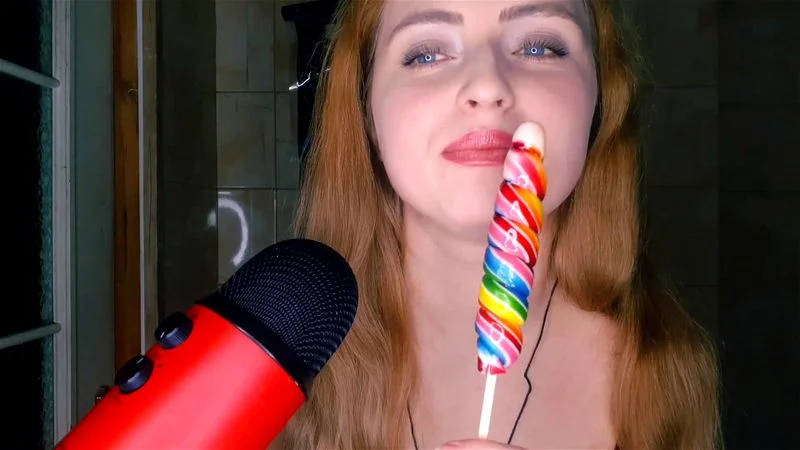 SEXY ASMR LOLLIPOP SUCKING