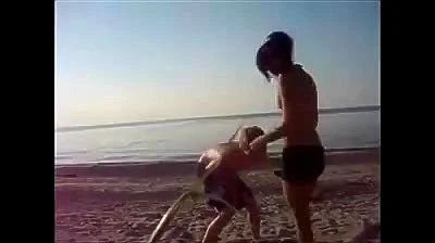 Ballbusting beach Ballbusting beach