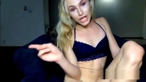 Watch Beautiful blond shemale spreads her ass chicks and cums during  masturbation - Blonde, Tranny, Amateur Porn - SpankBang
