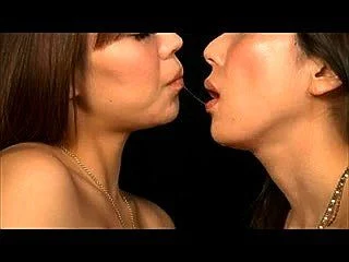 Japanese Lesbians Kissing