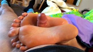 RealDick&Dildo Footjob thumbnail