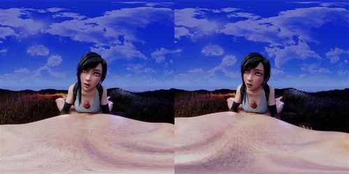 tifa lockhart, 3d, virtual reality, asian