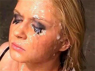 Cum on face