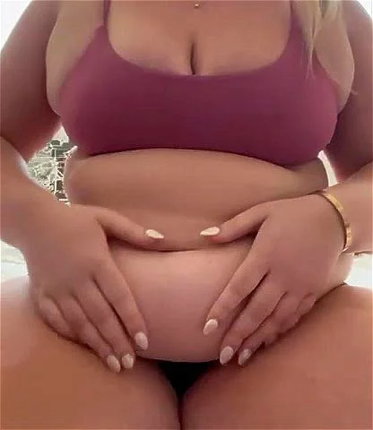 chubby girl, bbw, fetish, belly stuffing