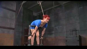 redhead deepthraoted in bondage dungeon