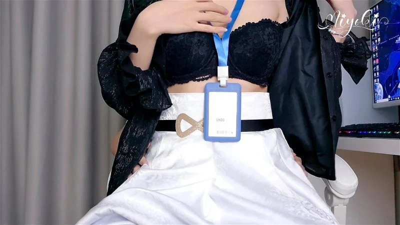 Misaki Suzuki Genshin Ganyu Cosplay Pantyhose 10