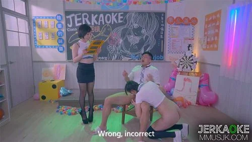 JERKAOKE | Hot Chinese Student Gets Fucked Int Clas