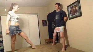 Femdom ballbusting thumbnail