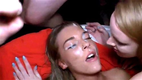 Group Cum Eating - Watch Hot bukkake swallow cum orgy with beautiful chicks - Pia Pleasure,  Hot, Orgy Porn - SpankBang