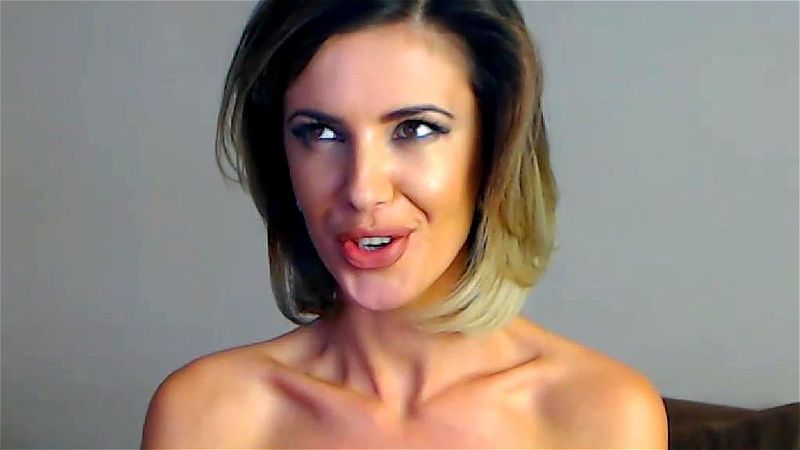 Gorgeous lady smoking on  webcam mix