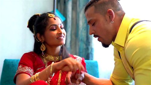 Indian bitch celebrate honeymoon by fucking