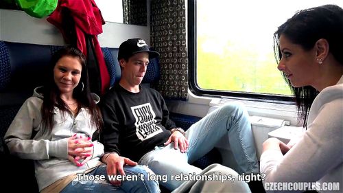 Chezch cvingers in the train - Chezch, Chezch Wife Swap, Big Ass Porn