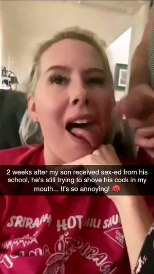 Watch Stepmom Blowjob Snapchat Babe Porn Spankbang 