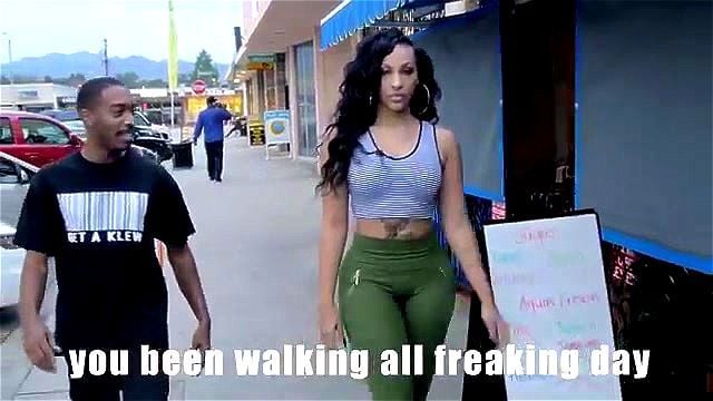 Hot girl walking streets