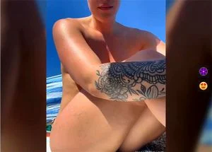 Watch clarasense fuck a dildo on beach Dildo Beach Cam Porn  