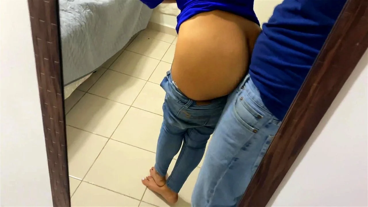 Watch Her Jeans Pulled Down Until Her Thighs While She Gets Pounded ! -  Backshots, Round Booty, Standing Doggy Porn - SpankBang