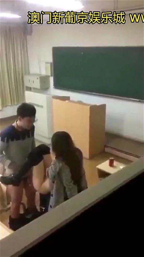 asian, amateur, classroom fuck